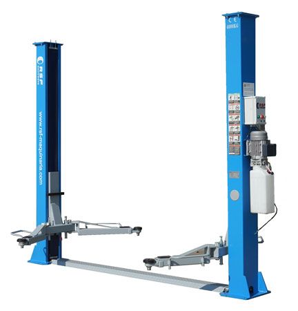 2 column lift synchronized by steel cables HP - 40M2