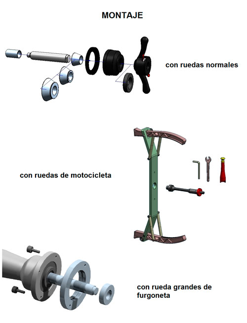 accesorios para desmontadora de ruedas